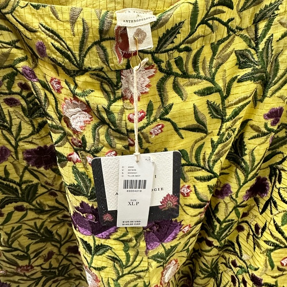 NWT Anthropologie La Fuori Embroidered Shorts - Size XL - Picture 4 of 6